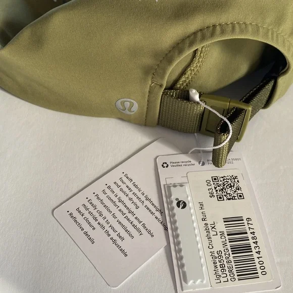 Lululemon Lightweight Crushable Running Hat, Size L/XL, NWT - Picture 9 of 11